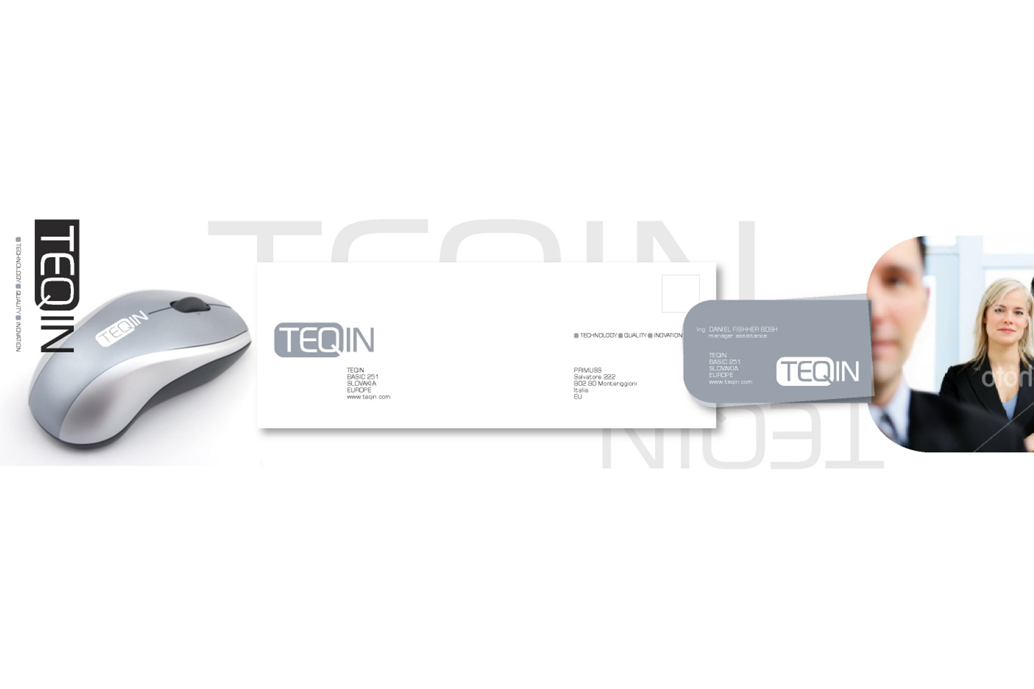 Teqin, corporate identity image