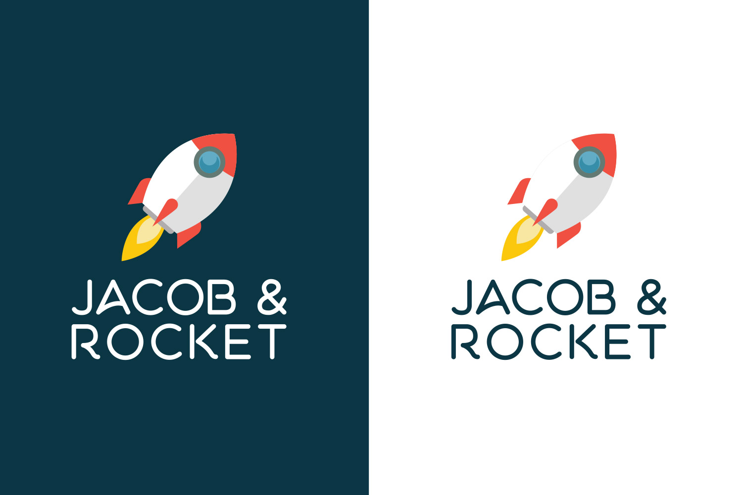 Jacob & Rocket, logo design image