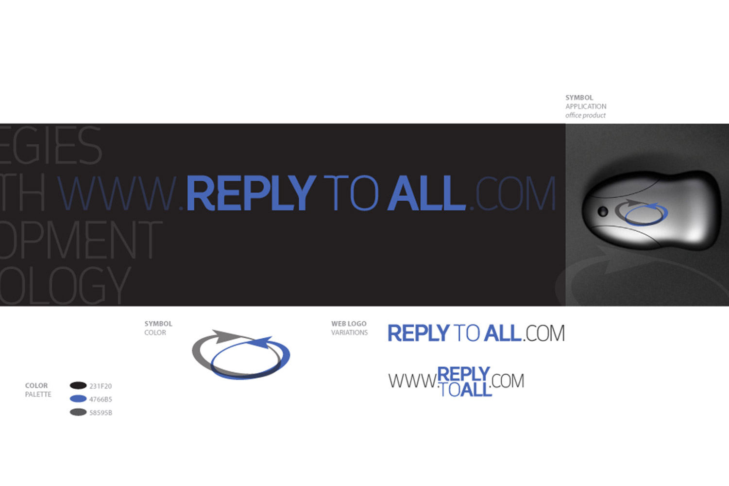 Reply to all, corporate identity image