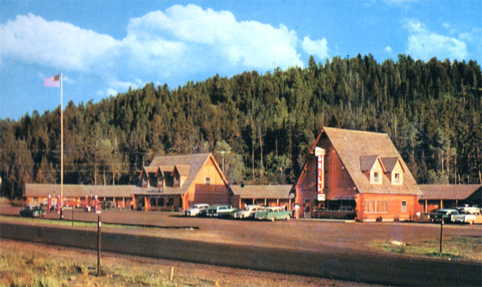 The Hatchet Resort on the outside.