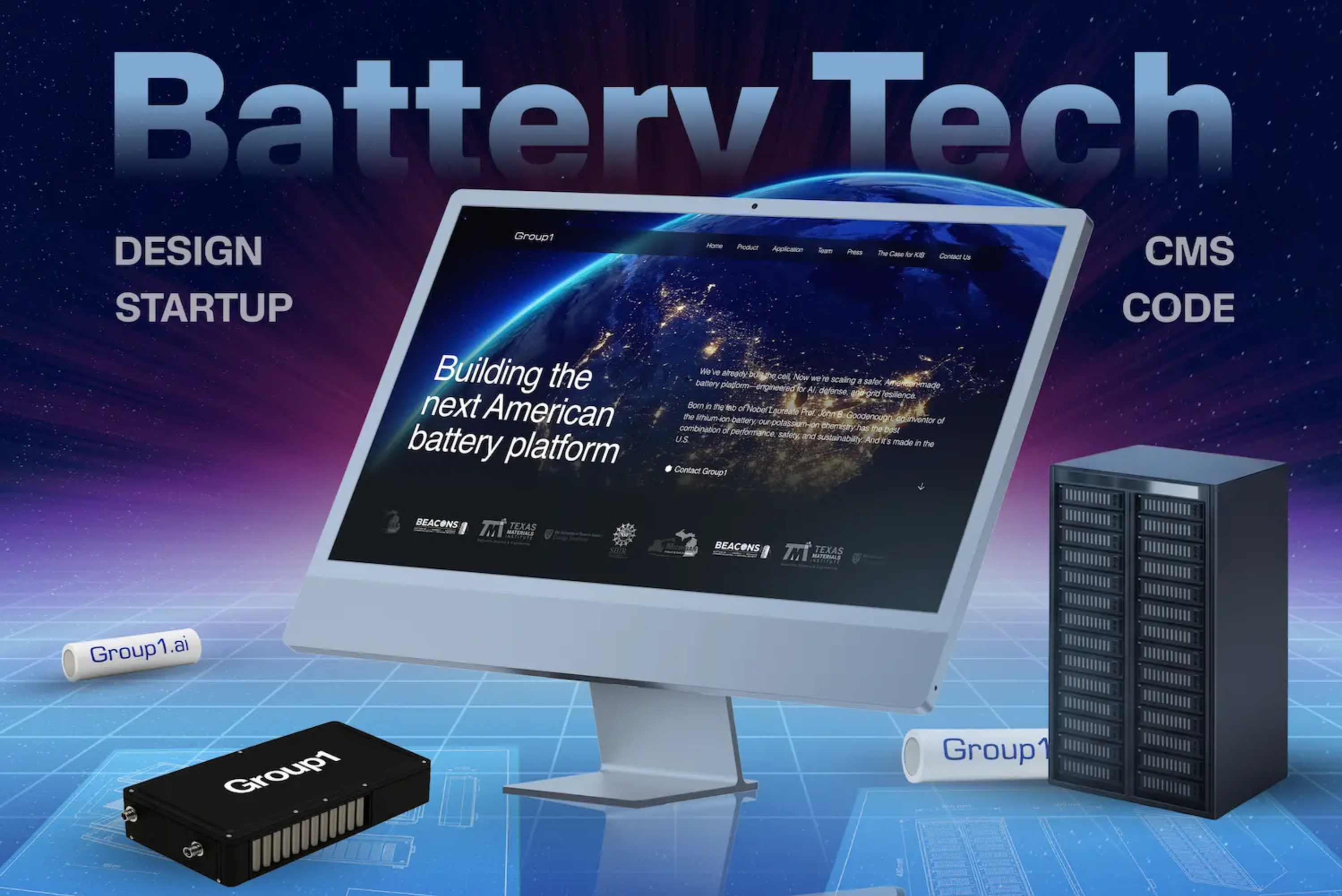 Group1 | Clean Energy Tech & Potassium-Ion Battery Website thumbnail