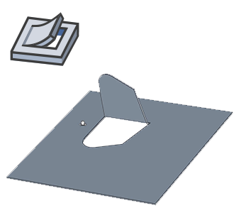 Sketched Bend Sheetmetal IRONCAD