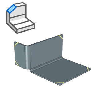 Sketched Bend Sheetmetal IRONCAD