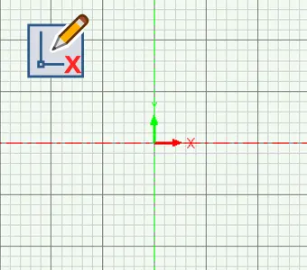 X-Y Plane Sketch IRONCAD