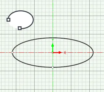 Ellipse Sketch IRONCAD