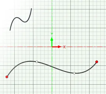 BSpline Sketch IRONCAD