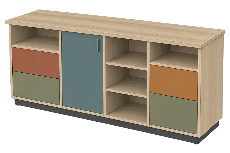 Cabinet designed in IRONCAD, the basis for Para-Flex production documentation