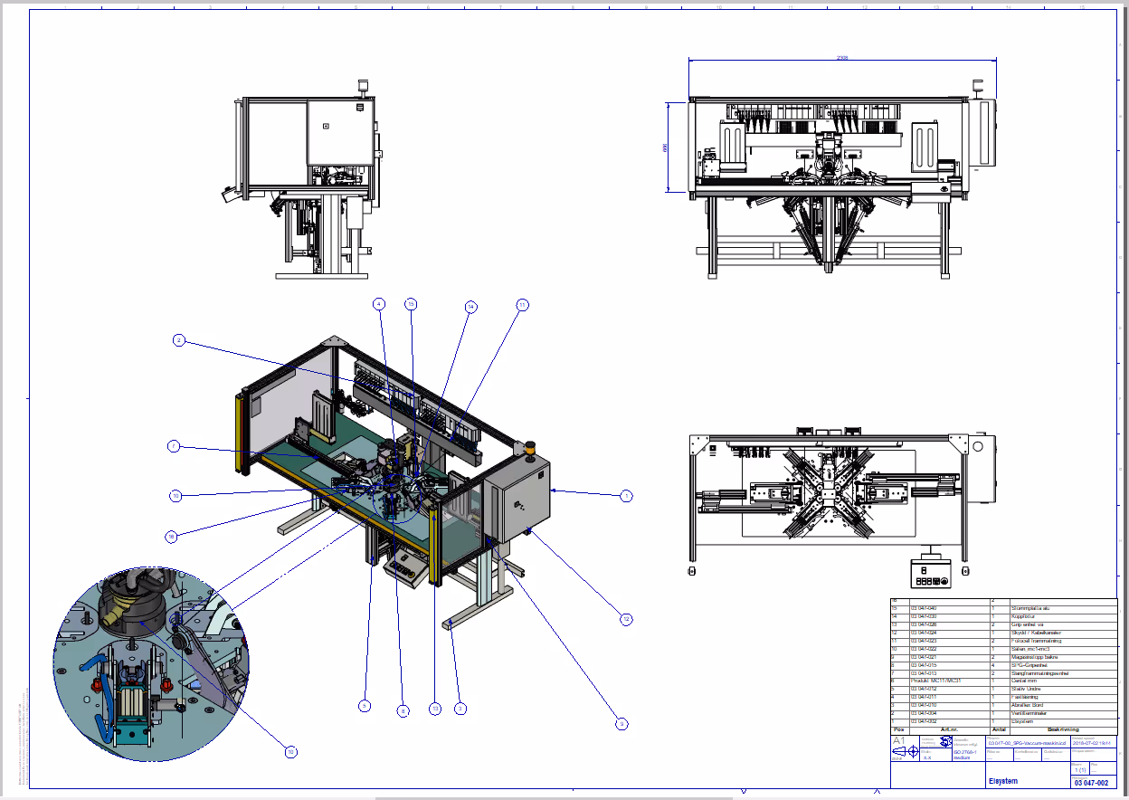Associativa 2D ritningar