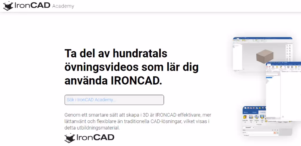 Ny plattform för gratis utbildning i 3D CAD
