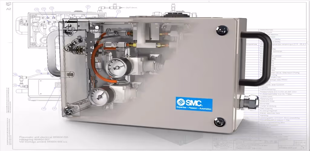 SMC Automation AB ökar trycket med IRONCAD