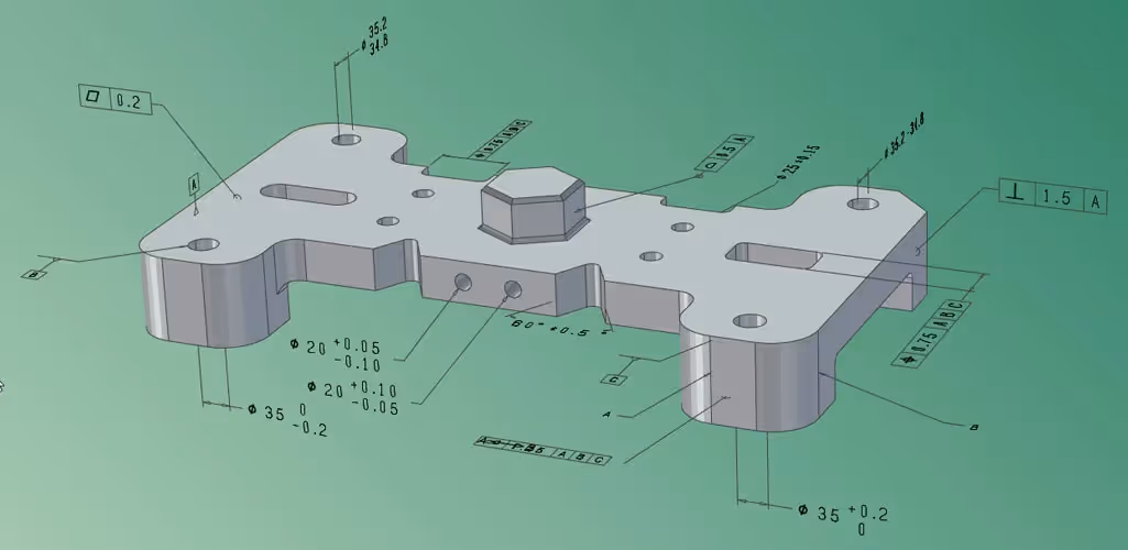 Importera CAD-modeller med PMI till IRONCAD