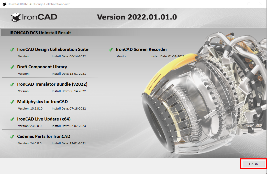 ironcad uninstall