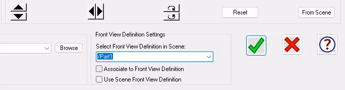 Front View Definition IRONCAD
