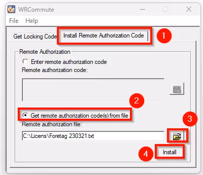 install wr commute ironcad
