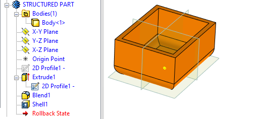 StructuredPart IRONCAD