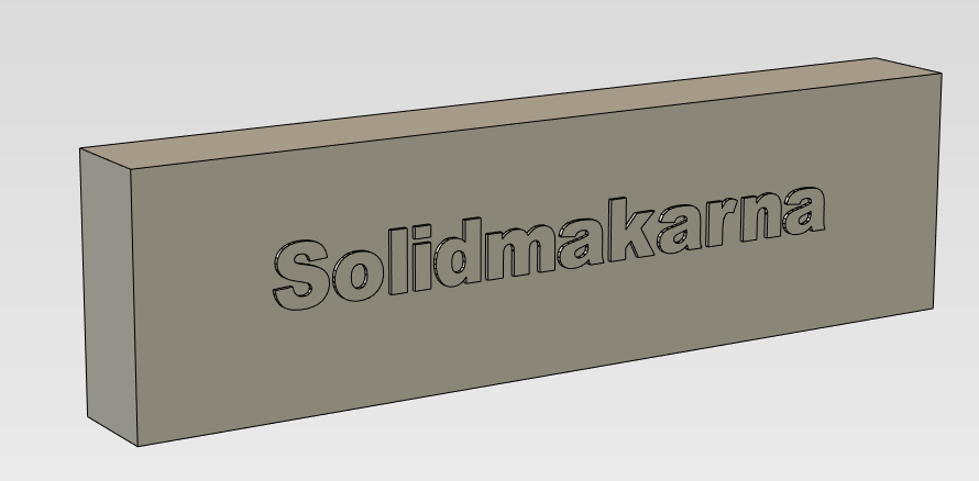 intellishape 3D text feature