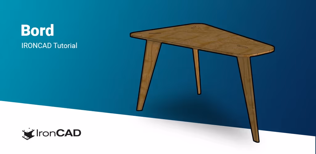 How do I create a table in 3D CAD?
