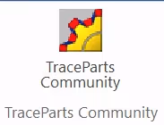 TraceParts Community User Interface IRONCAD