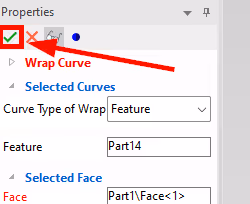 Apply Wrap Curve IRONCAD