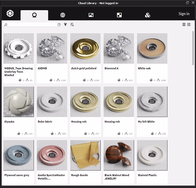 Cloud Library KeyShot IRONCAD
