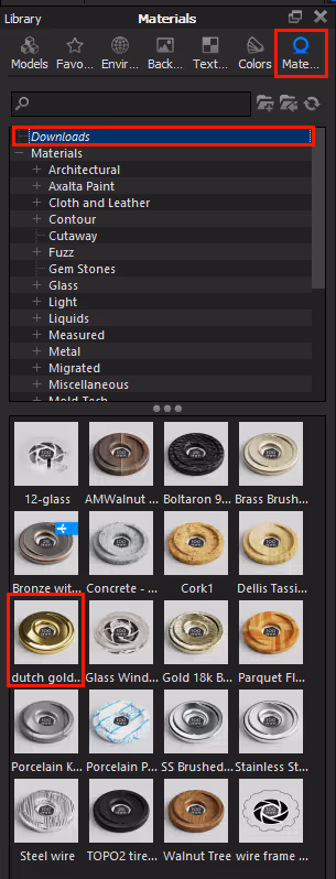 Materials KeyShot IRONCAD