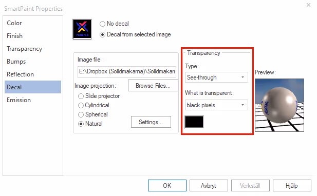 transparent decal ironcad