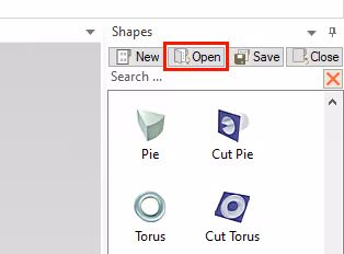 Open catalogue IRONCAD