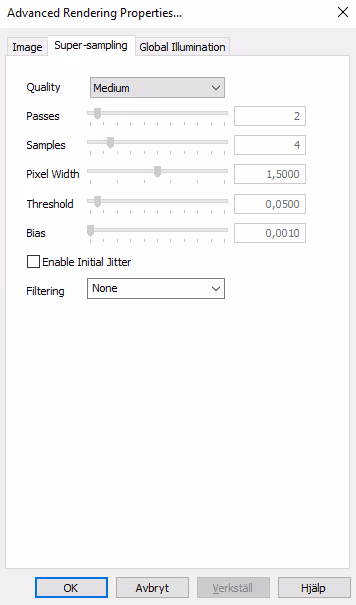 Super Sampling IRONCAD