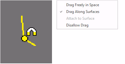 drag along faces ironcad