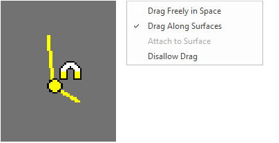 drag along faces ironcad