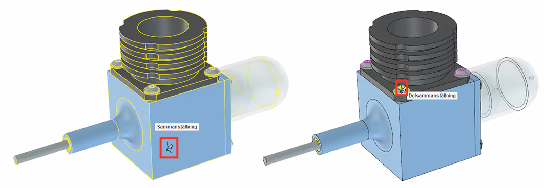 delsammanställning ironcad