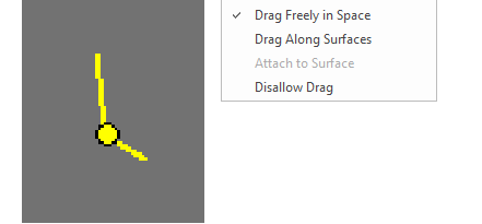 drag freely ironcad