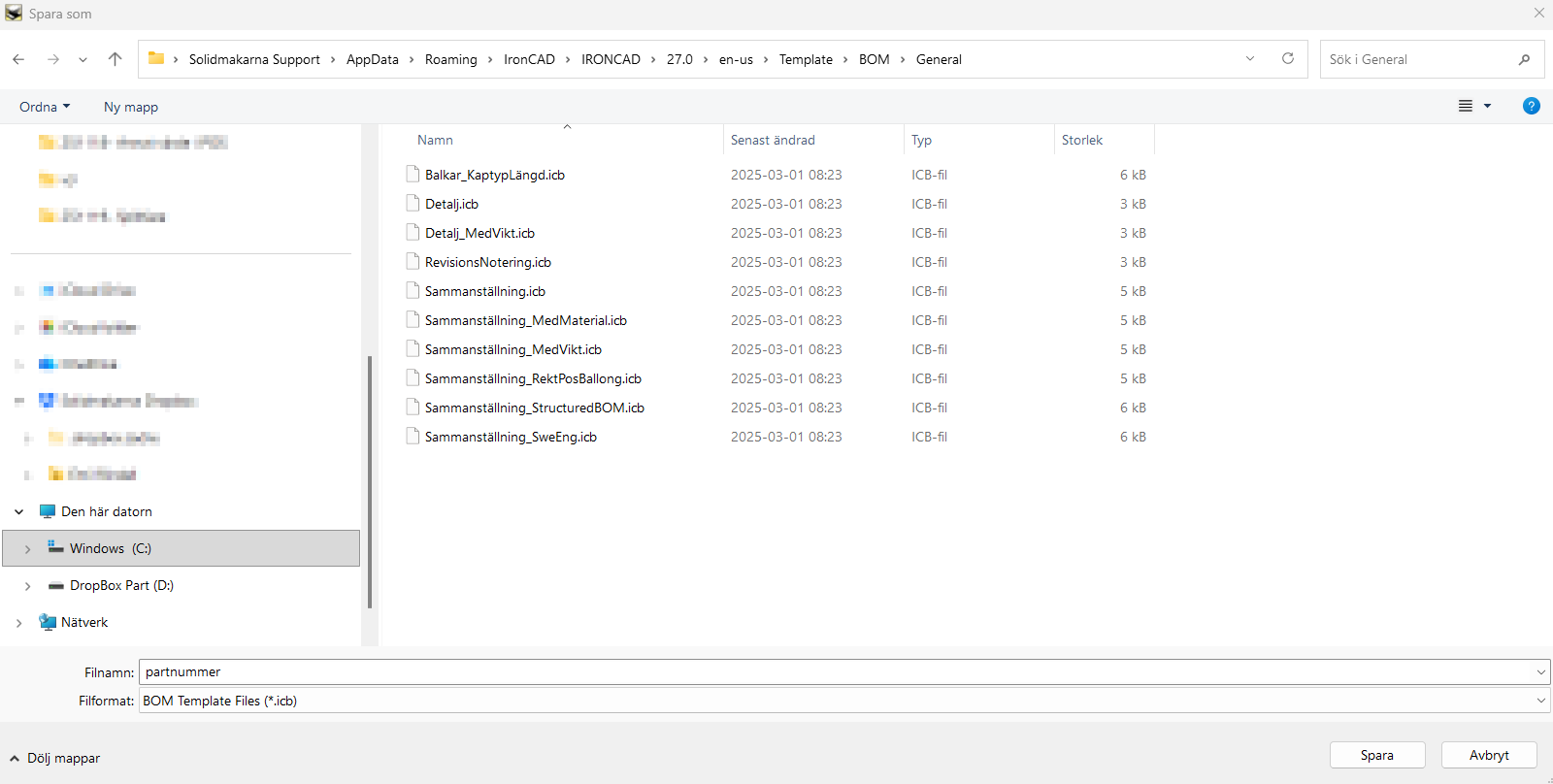Windows Explorer With Some Files