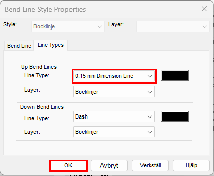 Up Bend Lines IRONCAD