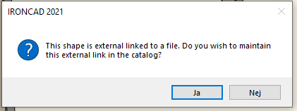 dialog box external link