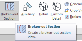broken-out section