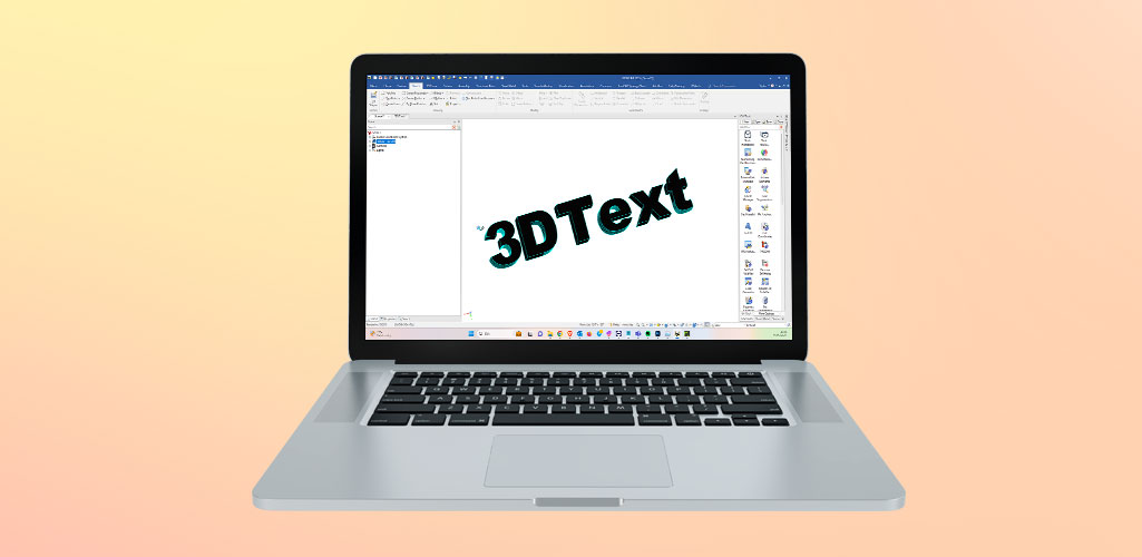 How to create 3D text in different forms