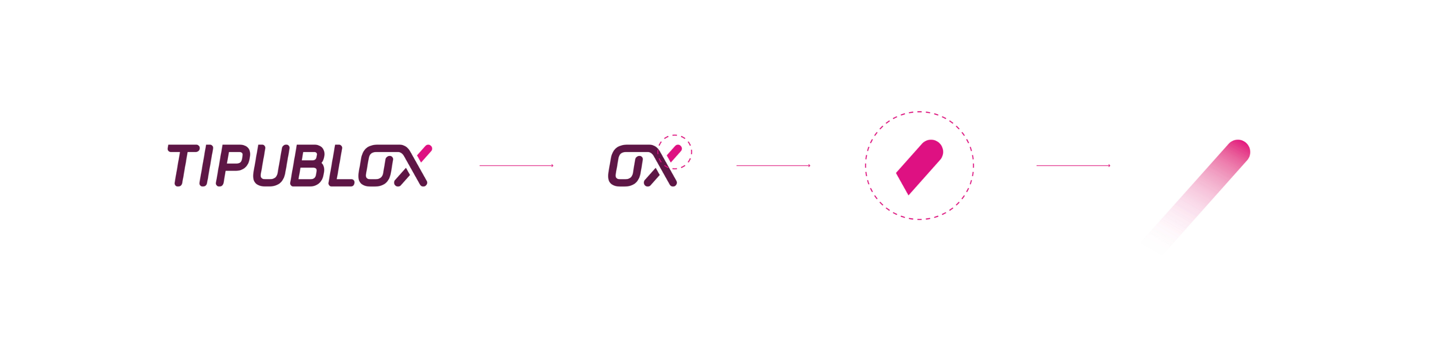 Creative Caterpillar client Tipublox Energy Group The Burst element taken from the logo.