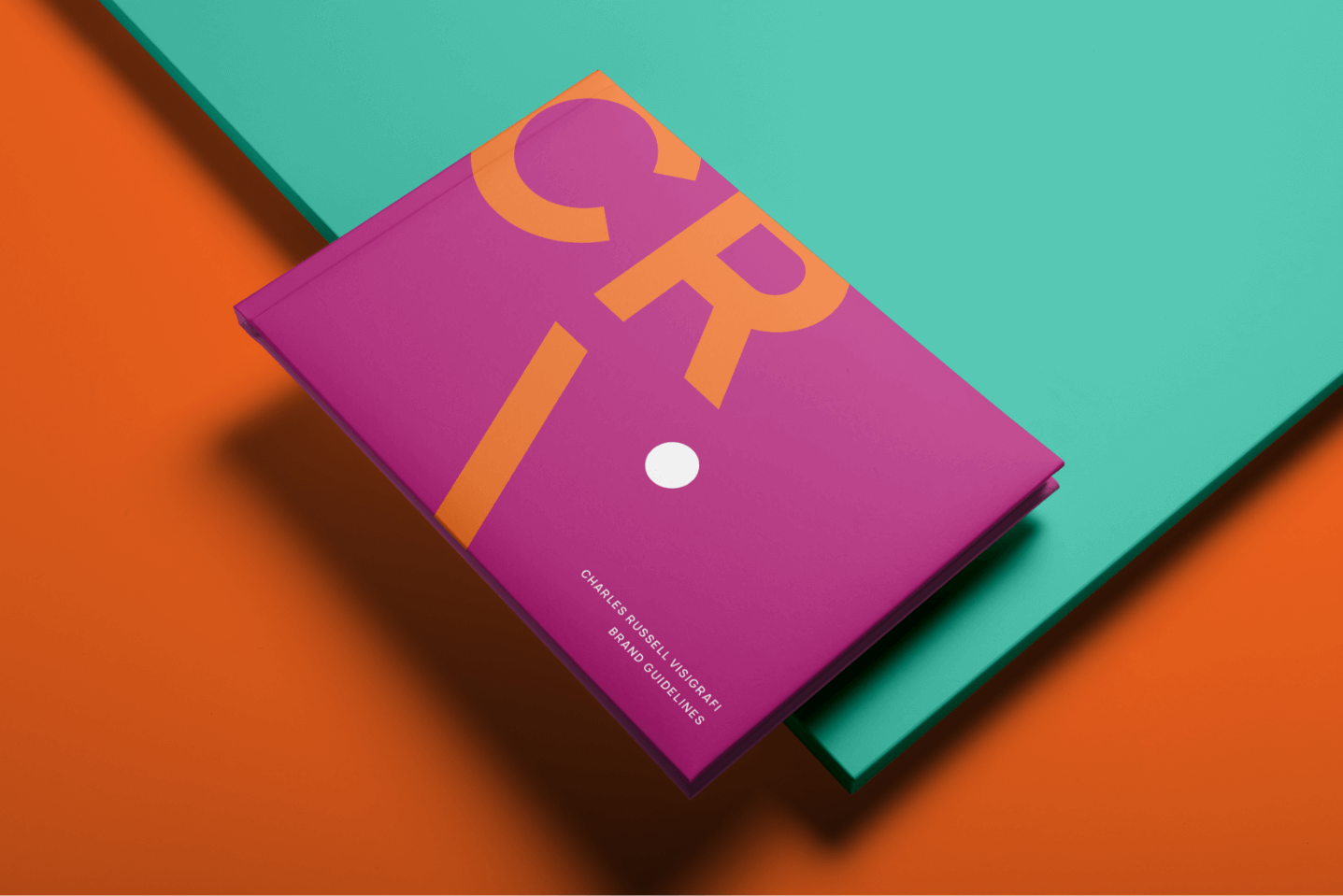 Creative Caterpillar client Charles Russell Visigrafi business cards application.