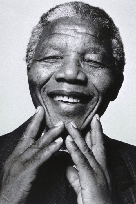 Image of Nelson Mandela.
