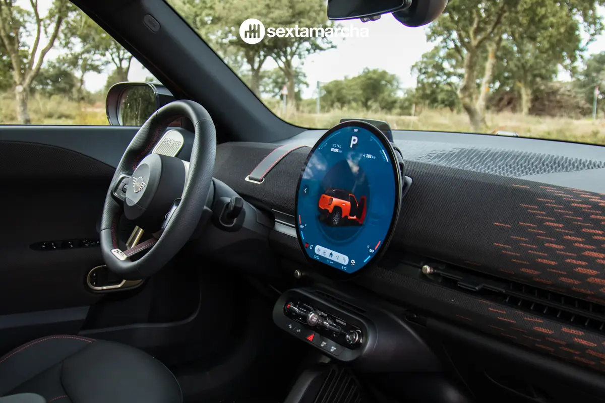 Interior del Mini Aceman SE JCW