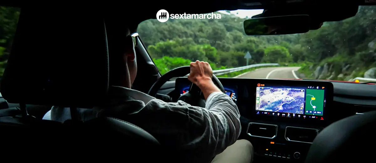 Mustang GT en conducción deportiva