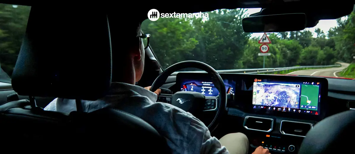 Cambio de marchas en el Ford Mustang GT manual