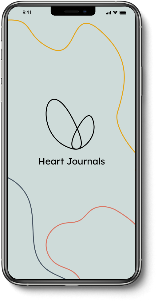 Image of the next project, which is the Heart Journals app