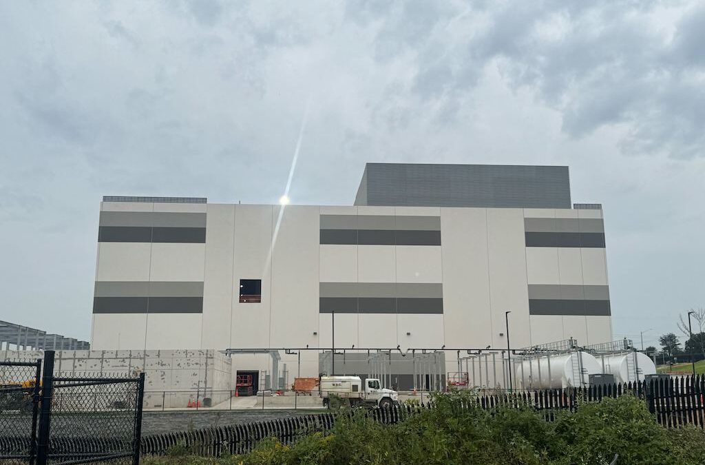 The Amazon Web Services Data Center in Springfield, Virginia, is one of many such centers in the Washington metropolitan region. (Peter Riccio/Capital News Service)