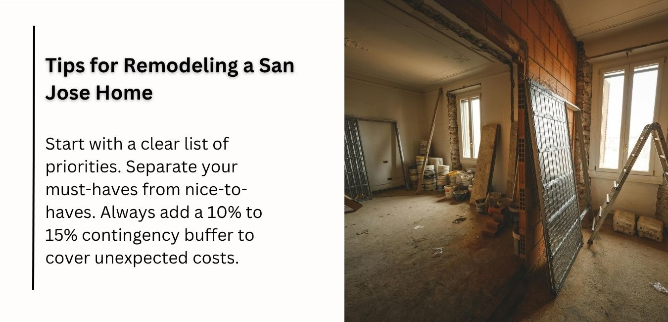 Tips for Remodeling a San Jose Home