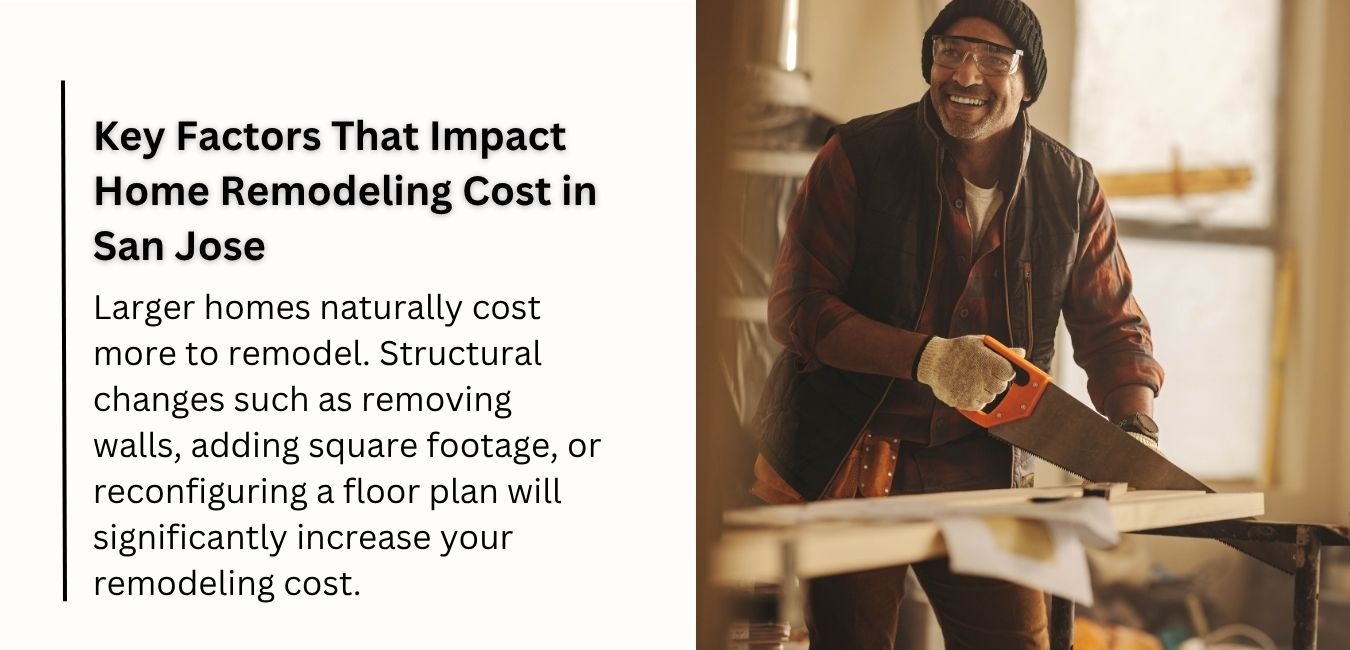 Key Factors That Impact Home Remodeling Cost in San Jose