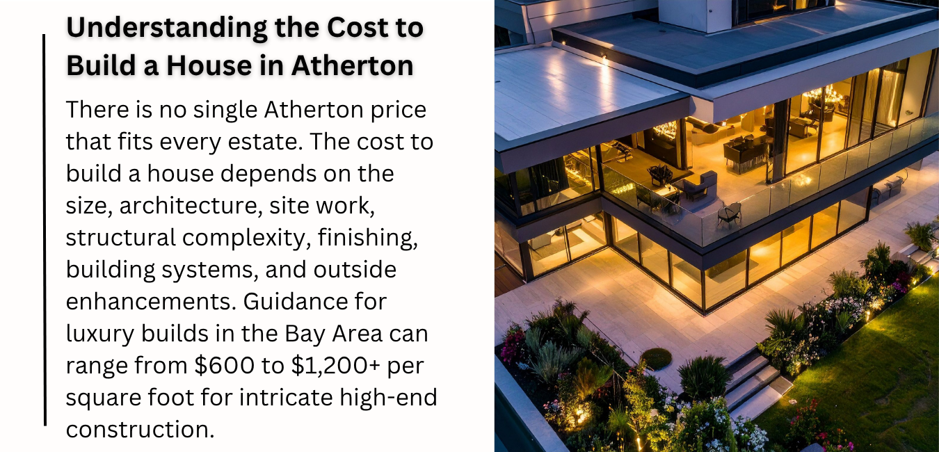 Understanding the Cost to Build a House in Atherton