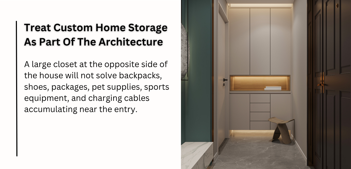 Treat Custom Home Storage As Part Of The Architecture