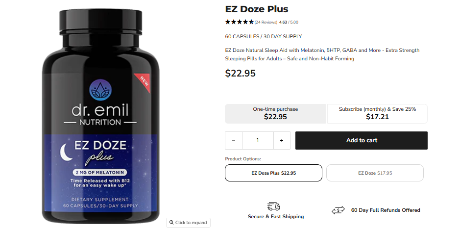 Dr. Emil’s EZ Dose Plus